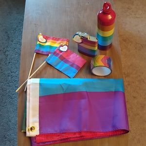 PRIDE PACK Rainbow Flags Flask Bottle Tape